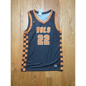 Tennessee Volunteers Basketball Jersey Team Issued Large Black Nike Slim NEW